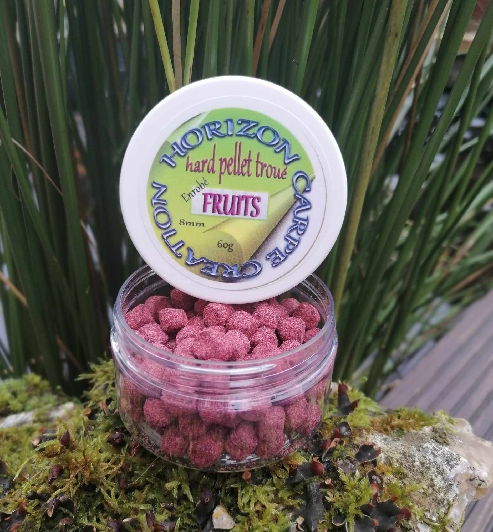 Pellet troue enrobe 8mm fruits
