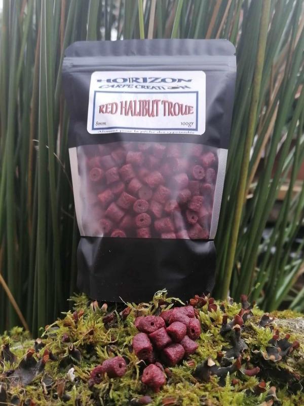 Pellet troue 8mm red halibut
