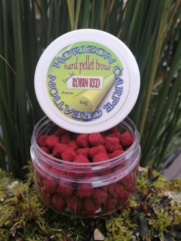 Pellet troue enrobe 8mm robin red